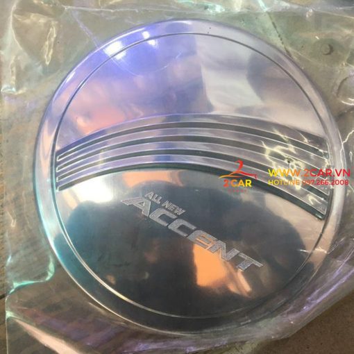Ốp nắp bình xăng xe Hyundai Accent 2018- 2020- 2021- 2022- 2023 mạ crom sáng bóng - Hình ảnh 4