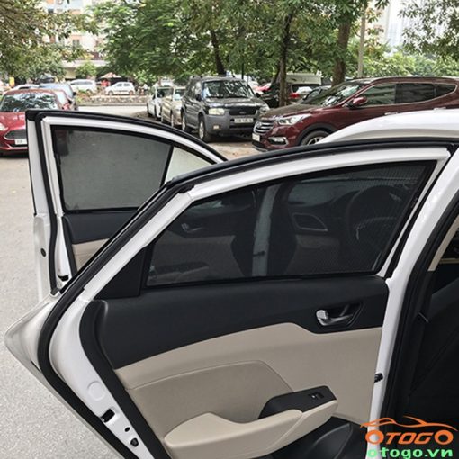 Rèm che nắng xe Hyundai Accent 2018- 2021, 2022, 2023 có hút nam châm cao cấp - Hình ảnh 4