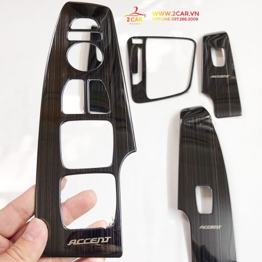 Ốp Nội Thất Xe Hyundai Accent AT đời 2018- 2020, 2021, 2022, 2023 Hàng Titan cao cấp - Hình ảnh 4