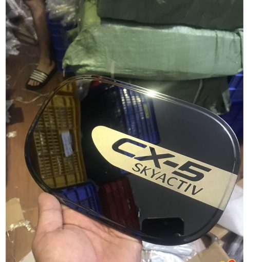 Ốp nắp xăng Titan xe Mazda CX5, CX-5 2018- 2021, 2022,2023 Cao Cấp - Hình ảnh 3