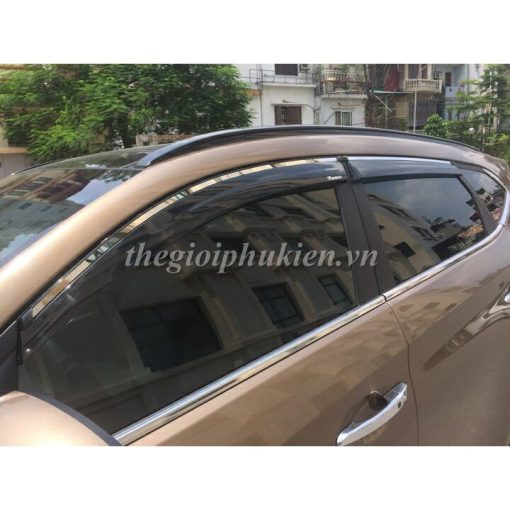 Vè che mưa xe Hyundai Tucson 2016- 2021 Chỉ mạ Crom 4 CHI TIẾT ( Hàng cao cấp) - Hình ảnh 4