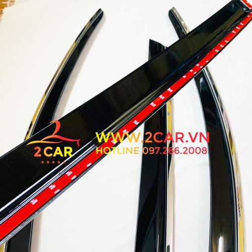 Vè che mưa chỉ Inox cho xe Hyundai Tucson đời 2022- 2023 Hàng cao cấp nhất thị trường - Hình ảnh 4