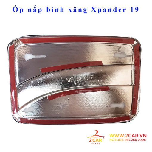 Ốp nắp bình xăng xe Mitsubishi Xpander 2018- 2021, 2022, 2023 mạ crom cao cấp - Hình ảnh 4