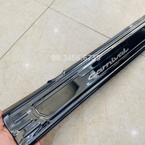 Ốp bậc cửa, nẹp bước chân xe Kia Carnival 2021 2022 2023 Mẫu TITAN - 6 chi tiết - Ảnh 3