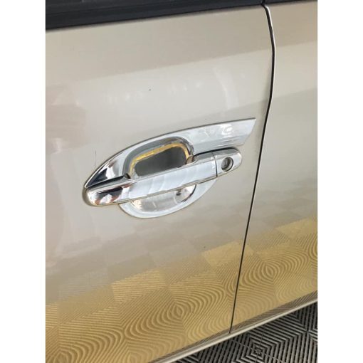 Ốp hõm cửa xe Toyota Vios 2019- 2020 2021 2022 mạ crom cao cấp - Hình ảnh 4