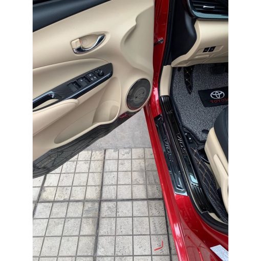 Ốp Trang trí Màng Loa xe Toyota Vios 2019- 2020- 2021- 2022, chất liệu Titan Cao Cấp chuẩn phom xe - Hình ảnh 5