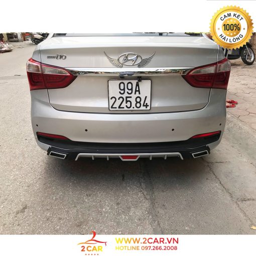 Lip Chia Pô, Lippo, Líp pô, ốp pô Xe Hyundai i10 Sedan 2014 - 2020 - Hình ảnh 4