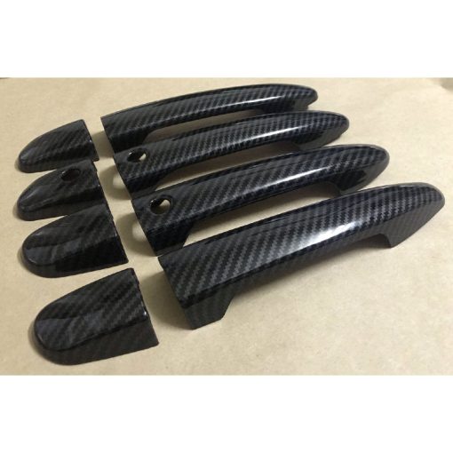 Ốp tay hõm cửa CARBON xe Mazda CX5 2018, 2019, 2020, 2021,2022,2023 vân cacbon cao cấp - Hình ảnh 4
