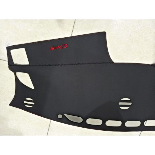 Thảm taplo da carbon xe Mazda CX5, Cx-5 đời 2014- 2015- 2016- 2017 Hàng 3 lớp chống trượt vân cacbon cao cấp - Hình ảnh 4