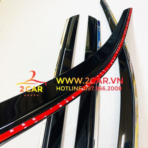 Vè che mưa chỉ Inox cho xe Hyundai Tucson đời 2022- 2023 Hàng cao cấp nhất thị trường - Hình ảnh 5