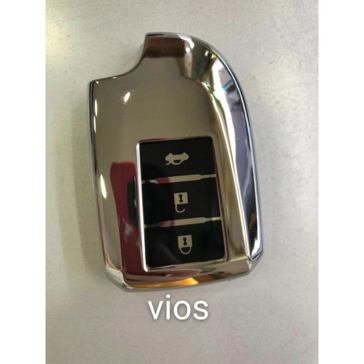 Ốp chia khóa xe Toyota Vios,Yaris 2019 2020 2021 2022 chìa thông minh có kèm móc treo Silicon cao cấp - Hình ảnh 5