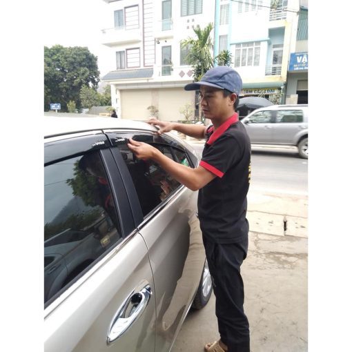 Vè che mưa xe Toyota Vios chỉ inox 2018 - 2022 cao cấp nhất thị trường - Hình ảnh 6