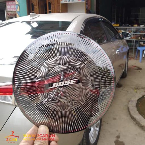 Ốp Trang trí Màng Loa xe Toyota Vios 2019-2020, chất liệu Titan Cao Cấp - Hình ảnh 6