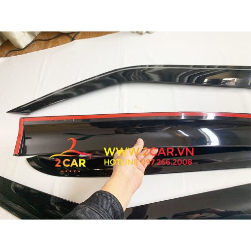 Vè che mưa xe Toyota Raize đời 2021 -2022, Hàng nhựa đen dày - Bộ 4 chiếc - Hình ảnh 6