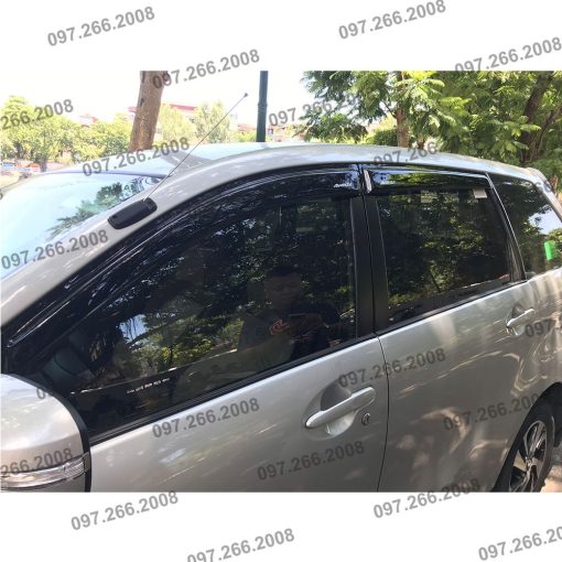 Vè Che Mưa Xe Toyota Avanza 2018 2019 2020, Nhựa đen DÀY cao cấp - Hình ảnh 6