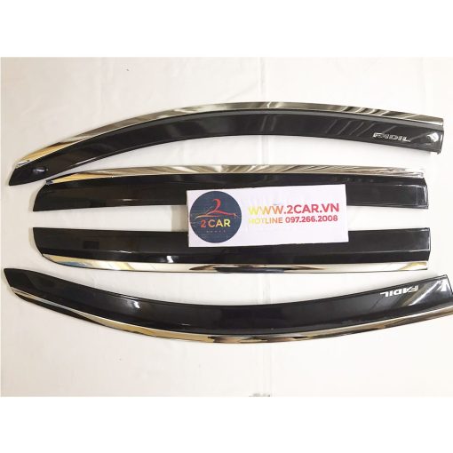 Vè che mưa xe Vinfast Fadil 2019- 2022, 2023 chỉ inox cao cấp - Hình ảnh 6