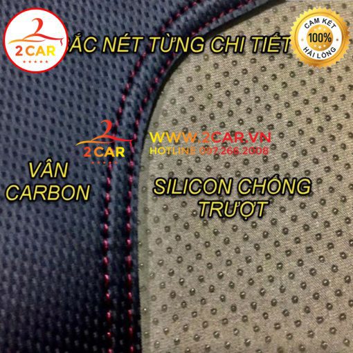 Thảm Taplo Da Cacbon xe Vinfast VF8, chống nóng tốt, chống trơn trượt, vừa khít theo xe - Hình ảnh 6