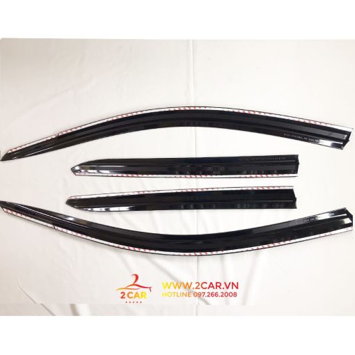 Vè Che Mưa Xe Hyundai Tucson 2016- 2017- 2018- 2019- 2020- 2021, nhựa đen cao cấp - Hình ảnh 6