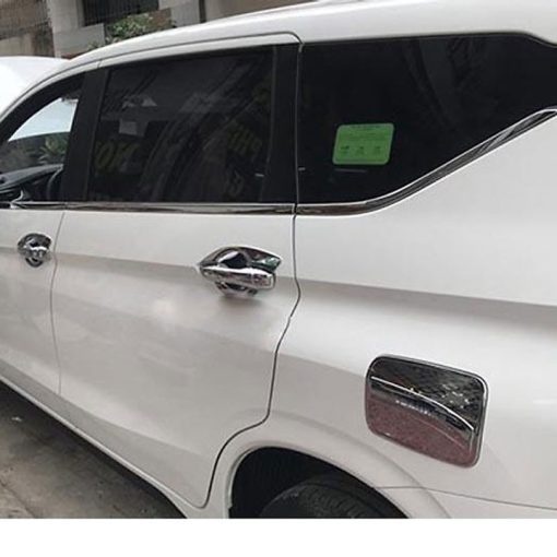 Nẹp viền chân kính, cong kính xe Mitsubishi Xpander 2018- 2021, 2022, 2023 hàng inox cao cấp - Hình ảnh 6