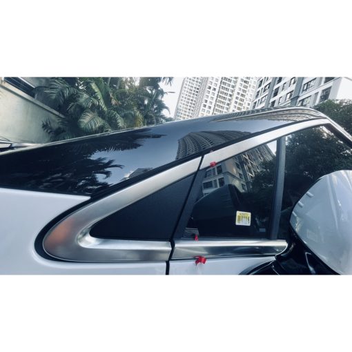 Nẹp viền chân kính và cong kính xe Kia Carnival 2022, 2023 Hàng inox mờ cao cấp như bản đủ - Hình ảnh 5