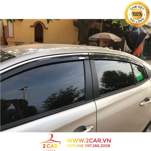 Vè che mưa xe Toyota Vios chỉ inox 2018 - 2022 cao cấp nhất thị trường - Hình ảnh 7
