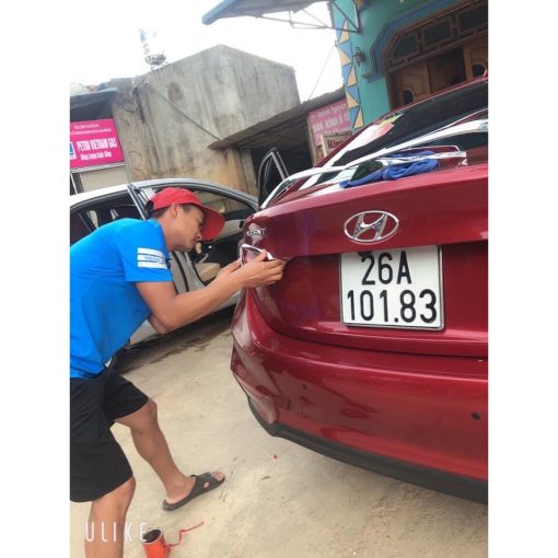 Ốp viền đèn pha, hậu xe Hyundai Accent 2018- 2019- 2020- 2021- 2022- 2023 mạ crom cao cấp - Hình ảnh 7