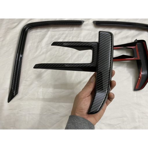 Ốp viền đèn gầm trước, sau CACBON xe Toyota Raize 2021- 2022, Vân Carbon cao cấp - Hình ảnh 7