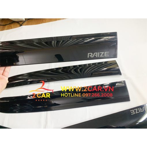 Vè che mưa xe Toyota Raize đời 2021 -2022, Hàng nhựa đen dày - Bộ 4 chiếc - Hình ảnh 7