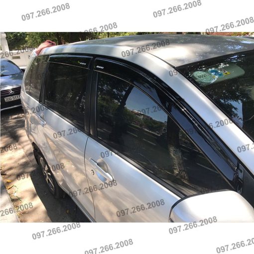 Vè Che Mưa Xe Toyota Avanza 2018 2019 2020, Nhựa đen DÀY cao cấp - Hình ảnh 7