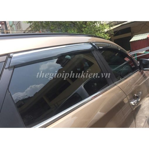 Vè che mưa xe Hyundai Tucson 2016- 2021 Chỉ mạ Crom 4 CHI TIẾT ( Hàng cao cấp) - Hình ảnh 7