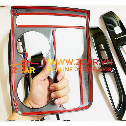 Ốp nội thất xe Hyundai Tucson 2022- 2023 chất liệu titan cao cấp - Hình ảnh 7