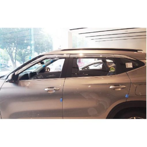 Vè che mưa xe Kia Seltos 2020- 2021- 2022 mạ crom Auto Clover - Hàng chuẩn Hàn Quốc, loại 6 chi tiết - Hình ảnh 7