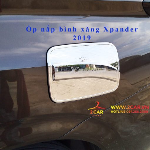 Ốp nắp bình xăng xe Mitsubishi Xpander 2018- 2021, 2022, 2023 mạ crom cao cấp - Hình ảnh 7