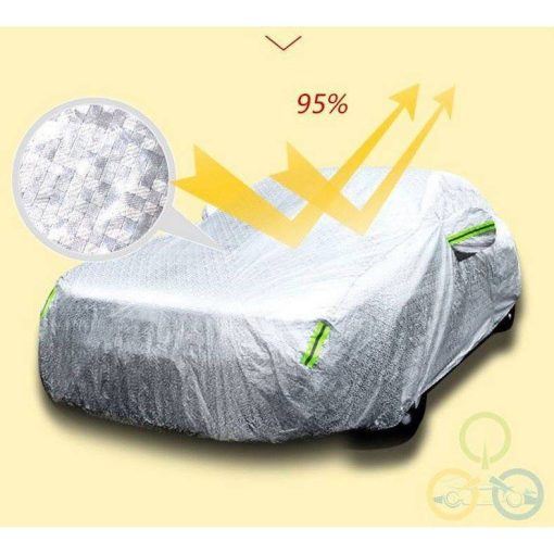 Bạt che phủ xe Toyota Raize Hàng 3 lớp tráng nhôm chống nắng, mưa, bụi Tuyệt Đối - Hình ảnh 8