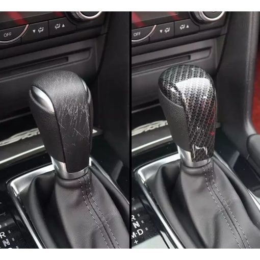 Ốp tay hõm cửa CARBON xe Mazda CX5 2018, 2019, 2020, 2021,2022,2023 vân cacbon cao cấp - Hình ảnh 7