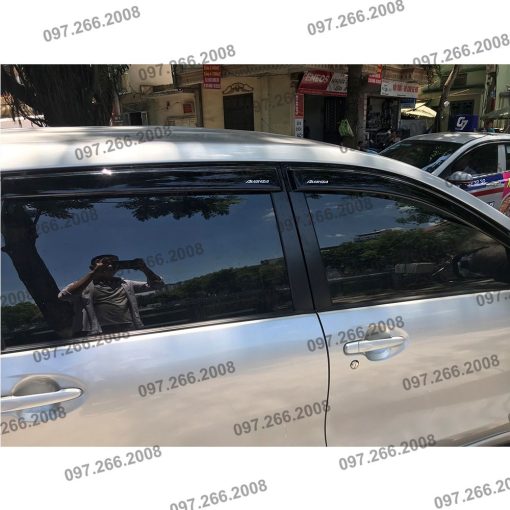 Vè Che Mưa Xe Toyota Avanza 2018 2019 2020, Nhựa đen DÀY cao cấp - Hình ảnh 8