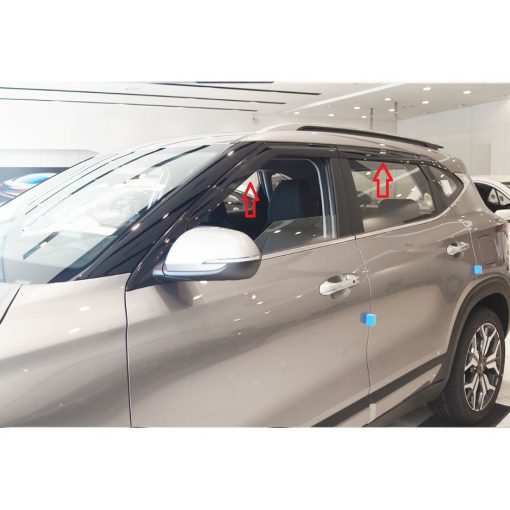 Vè Che Mưa Xe Kia Seltos 2020- 2021- 2022 nhựa đen, Hàng cao cấp - Hình ảnh 8