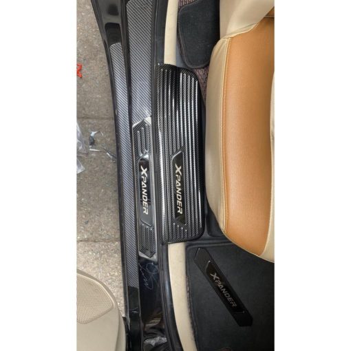 Ốp bậc cửa, Nẹp bước chân trong, ngoài CARBON XE XPANDER vân cacbon 2018 - 2021 - 2022- 2023 hàng cao cấp - Hình ảnh 8