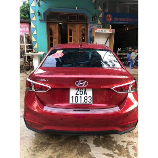 Ốp viền đèn pha, hậu xe Hyundai Accent 2018- 2019- 2020- 2021- 2022- 2023 mạ crom cao cấp - Hình ảnh 9