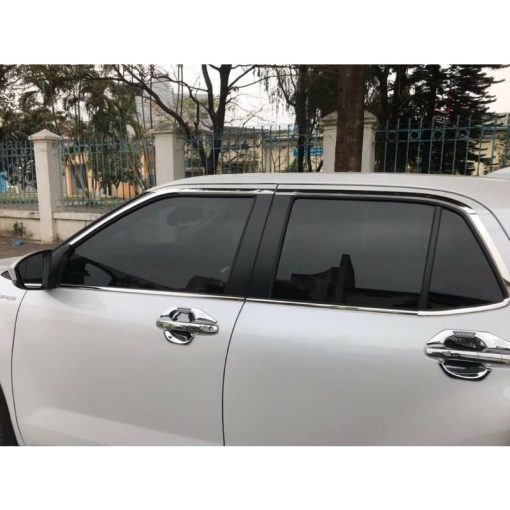Viền cong kính, Nẹp chân kính inox xe Toyota Raize 2021 2022 2023 Hàng inox cao cấp - Hình ảnh 9