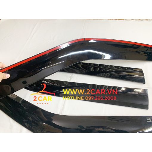 Vè che mưa xe Toyota Raize đời 2021 -2022, Hàng nhựa đen dày - Bộ 4 chiếc - Hình ảnh 9