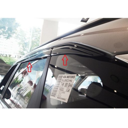 Vè Che Mưa Xe Kia Seltos 2020- 2021- 2022 nhựa đen, Hàng cao cấp - Hình ảnh 9