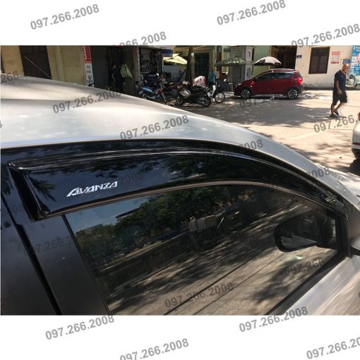 Vè Che Mưa Xe Toyota Avanza 2018 2019 2020, Nhựa đen DÀY cao cấp - Hình ảnh 9
