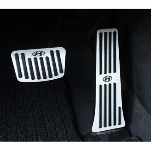 Ốp bảo vệ chân phanh, chân ga xe Hyundai Santafe 2019-2023, Tucson 2019-2023 Inox siêu bền, siêu đep - Hình ảnh 9
