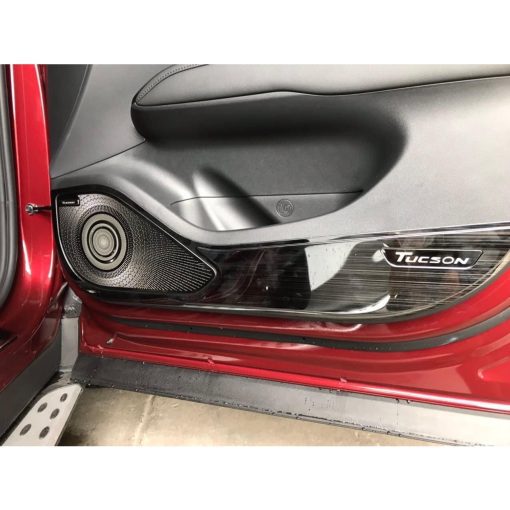 Ốp tapli, tapbi + màng loa cánh cửa xe Huyndai Tucson 2022- 2023, Hàng titan cao cấp - giá 1 bộ - Hình ảnh 9