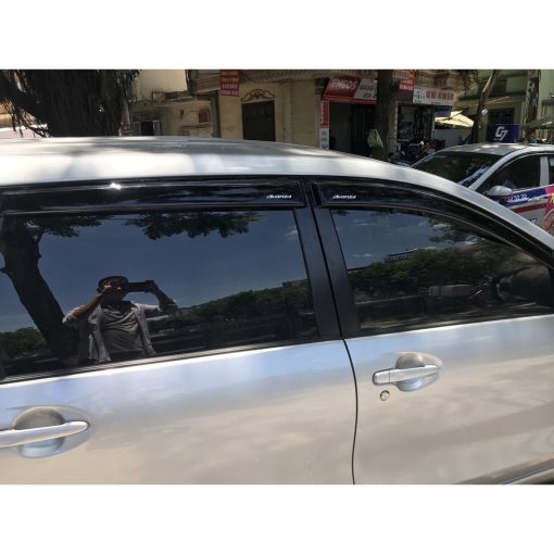 Vè Che Mưa Xe Toyota Avanza 2018 2019 2020, Nhựa đen DÀY cao cấp - Hình ảnh 10