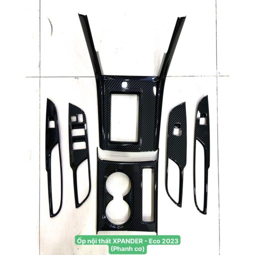 Ốp nội thất NHỰA xe Misubishi Xpander 2018- 2022- 2023 - ĐỦ CÁC MẪU ( vân đá, vân carbon, vân gỗ) - Hình ảnh 10