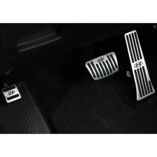 Ốp bảo vệ chân phanh, chân ga xe Hyundai Santafe 2019-2023, Tucson 2019-2023 Inox siêu bền, siêu đep - Hình ảnh 10