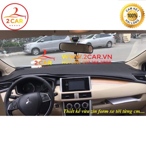 Thảm taplo da carbon xe Kia Carnival 2022 2023 màu đen,vừa form xe, đế có chống trượt - Hình ảnh 9