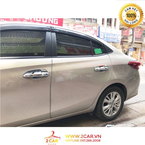 Vè Che Mưa Xe Toyota Vios 2003- 2017- 2019- 2022, loại nhựa đen cao cấp - Hình ảnh 10